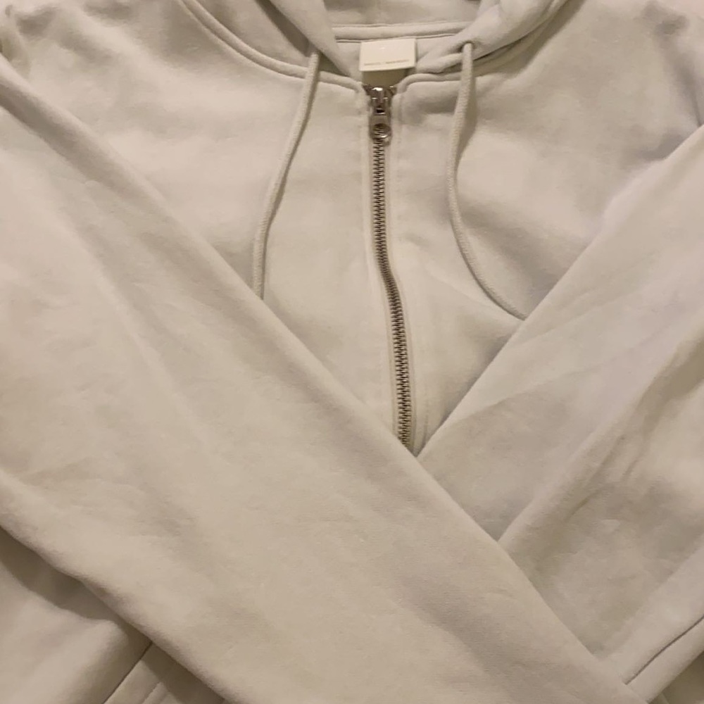 White H&M Zip Up